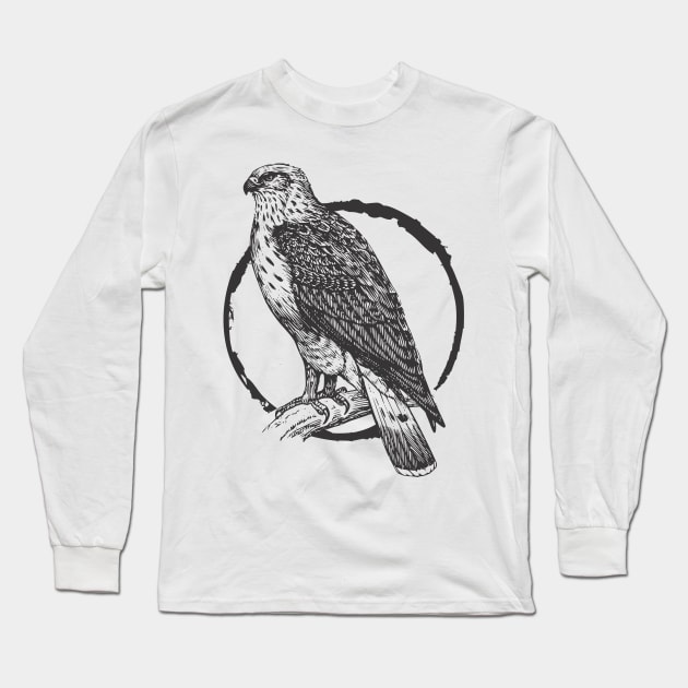 Hawk Hunter Long Sleeve T-Shirt by MineLabel